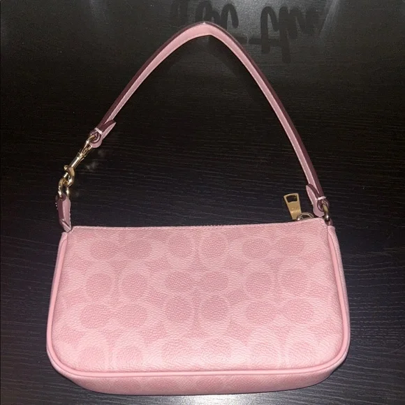 Coach Light Pink Signature Shoulder Bag - Picture 2 of 7